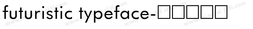 futuristic typeface字体转换